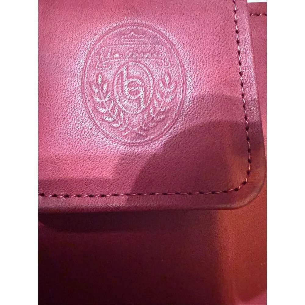 La Garde by Rolfs Men's Cowhide Soft Leather Purse Bi-Fold Wallet Burgundy NWT